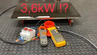 Oare plita pe inductie este limitata la 3,6kW cand este alimentata dintr-un circuit monofazat?