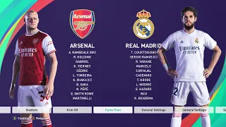 PES 2021 Gameplay : Arsenal VS Real Madrid (2-1) Professional Level