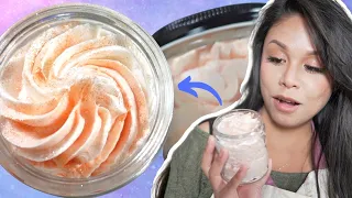 Making WHIPPED SOAP FROM SCRATCH!