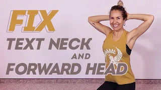 Fix Text Neck and Forward Head! Posture and Pelvic Health Exercises