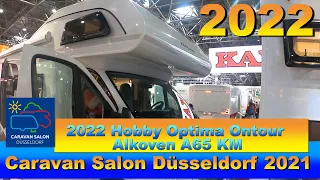 2022 Hobby Optima Ontour Alkoven A65 KM Walkaround Caravan Salon Düsseldorf 2021