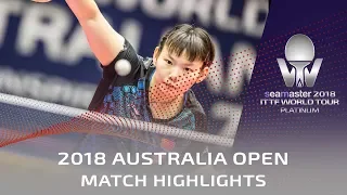 He Zhuojia vs Lin Chia Hui | 2018 Australian Open Highlights (Group)