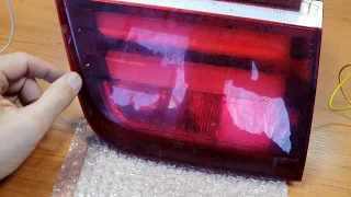 DIY how to repair rear led taillight on bmw x5 e70