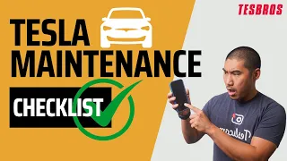 Tesla Maintenance Checklist - How Much Do You Really Have To Do? - TESBROS