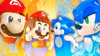 LEGO Sonic VS LEGO Mario! - Sonic and Friends