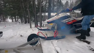 Michigan UP Snowmobile ride
