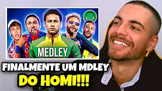 REAGINDO AO SUPER-MEDLEY DO NEYMAR | FutParódias - Especial de 10 Milhões