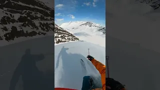 Awesome powder run in Alaska!