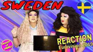 SWEDEN 🇸🇪ESC 2019 | AMERICAN DRAG QUEENS REACTION VIDEO | John Lundvik "Too Late For Love"