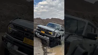 Ford Bronco Raptor, first car ever to cross this obstacle. #offroading #automobile #camping