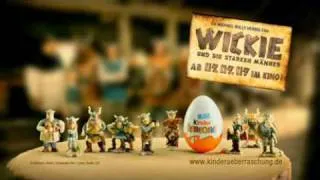 Kinder advert Germany 2009 Wickie und die starken Maenner