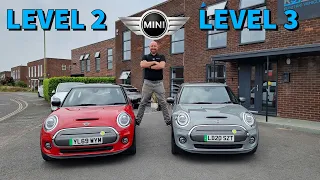 Electric Mini review, buyers guide and comparison between Level 2 and 3 trims. It's great fun!