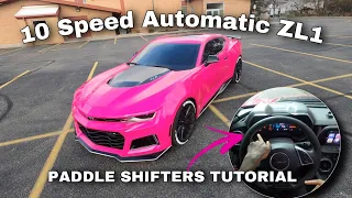 HOW TO USE PADDLE SHIFTERS IN CAMARO ZL1/SS