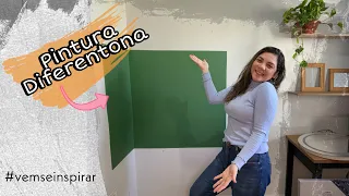 Se inspire nas pinturas setorizadas | Mini reforma do meu Home office