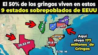 Los 9 estados de EEUU que están SOBREPOBLADOS