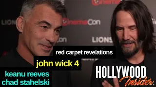 Red Carpet Revelations With Keanu Reeves and Chad Stahelski on 'John Wick 4' at CinemaCon