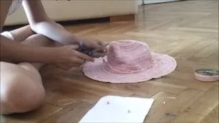 Easy homemade decoration for a hat :)