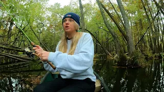 The BIG SLABS were HIDING in the SWAMP! {Catch Clean Cook} Crappie Tacos!!!