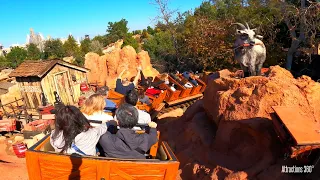 Big Thunder Mountain Coaster Train Ride - Disneyland