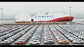 VinFast xuất khẩu ô tô điện VF 8 sang thị trường Mỹ