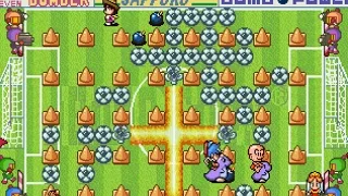 Bomberman Battle Mode Gameplay (Sega Saturn)