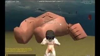 (aottg) Attack On Titan Tribute Game: Titan Eren takes down Gargantuan Titan