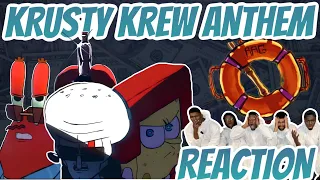 Reactions To Krusty Krew Anthem ( BACK ON THE GRILL ) MUSIC VIDEO