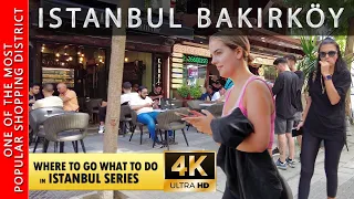 Bakırköy Walking Tour, Bakirkoy Guide, Autumn in Istanbul 2022【4K】🇹🇷