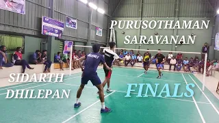 T.SIDARTH DHILEPAN vs PURUSOTHAMAN SARAVANAN Final Deciding Set Karur Badminton Tournament 2021