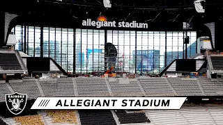 An Inside Look at Allegiant Stadium's Construction Progress | Las Vegas Raiders