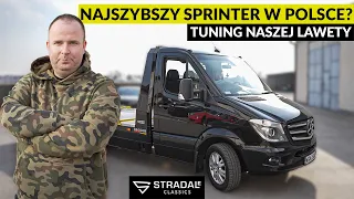 Ile można wycisnąć z Mercedesa Sprintera? Chip tuning naszej lawety.