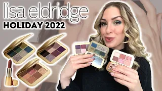 LISA ELDRIDGE HOLIDAY 2022! EYESHADOW PALETTES & LIPSTICKS | Sorcery, Myth, Muse | Swatches & Review