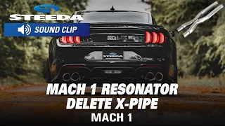 2021 Mach 1 - Steeda Resonator Delete X-Pipe Sound Clips