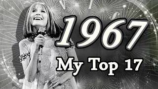 Eurovision Song Contest 1967 - My Top 17 [HD w/ Subbed Commentary]