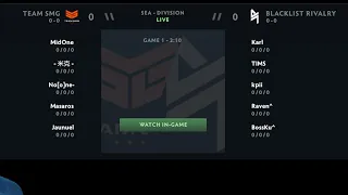 Blacklist vs Team SMG - TI2023 SEA Qualifier