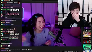 Sykkuno reacts to Fuslie's new song "If You're Broke I'm Busy" by April Fooze