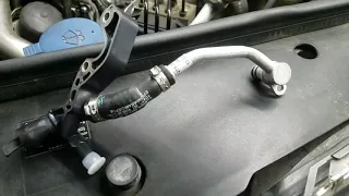 2013 MERCEDES LEFT SIDE TURBO COOLING LINE REPLACE