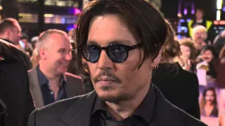 "Mortdecai" London Premiere Interview with Johnny Depp