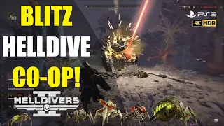 Helldivers 2 | CoOp Blitz Helldive! - PS5 4K HDR