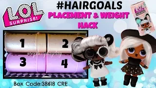 LOL Surprise HAIRGOALS Full Box Makeover Series 5 Unboxing Ball Placement & Weight Hacks Top Layer