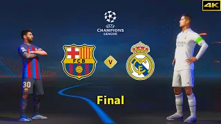 FIFA 23 - FC BARCELONA vs. REAL MADRID - Ft. Messi, Ronaldo - UEFA CHAMPIONS LEAGUE FINAL