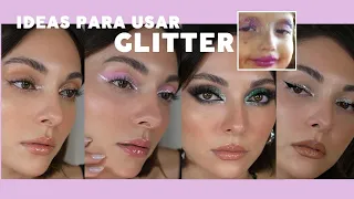 Cómo usar glitters en tu maquillaje y no parecer la niña del meme | Anna Sarelly