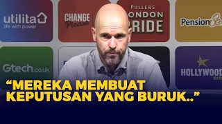 Komentar Ten Hag Usai MU Dibantai Brentford: Pemain Membuat Keputusan yang Buruk