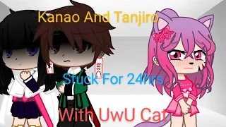 Tankana Stuck for 24hrs with UwU Cat~a little Cringe~(Demon Slayer)