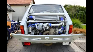 Fiat 126 maluch Honda SOHC v-tec swap turbo 0,9 bar 126p sleeper