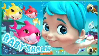 Baby Shark Submarine + More Nursery Rhymes & Kids Songs - @SuperLucaSchoolTheater