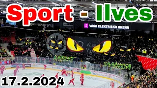Sport - Ilves 17.2.2024 | Katsomotunnelmia Red Army & Ultras 06 / Osasto 41