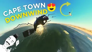 Cape Town Downwinder 😍 | Flying through clear skies ✈️