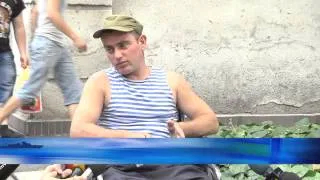 Поранені бійці з зони АТО проходять лікування в Одеському військовому госпіталі.
