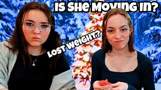 Is She Moving In? | Lost Weight | Assumptions! | Gingerbread Houses!